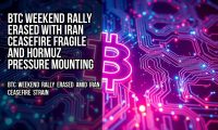 BTC Weekend Rally Erased With Iran Ceasefire Fragile and Hormuz Pressure Mounting