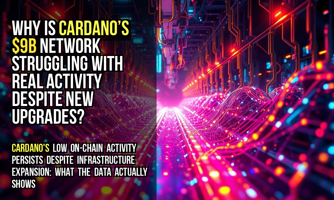 Why Is Cardano’s $9B Network Struggling With Real Activity Despite New Upgrades?