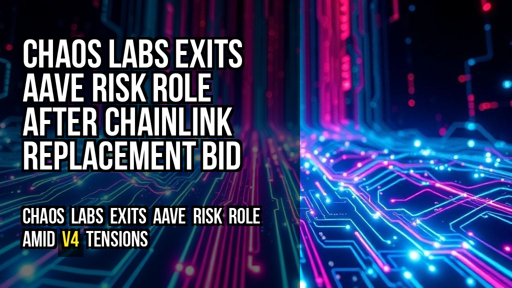 Chaos Labs exits Aave risk role after Chainlink replacement bid