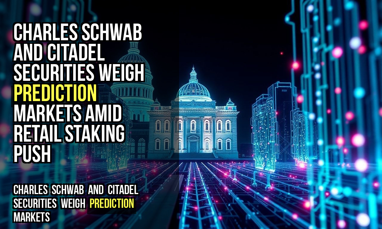 Charles Schwab and Citadel Securities Weigh Prediction Markets amid Retail Staking Push