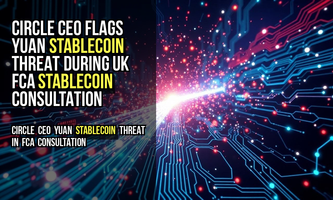 Circle CEO Flags Yuan Stablecoin Threat During UK FCA Stablecoin Consultation