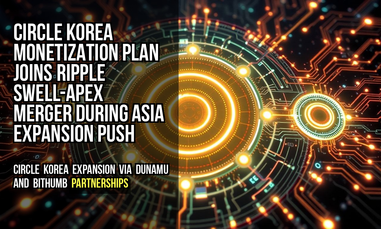 Circle Korea Monetization Plan Joins Ripple Swell-Apex Merger During Asia Expansion Push