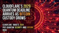 Cloudflare’s 2029 Quantum Deadline Arrives as Bitcoin Custody Grows