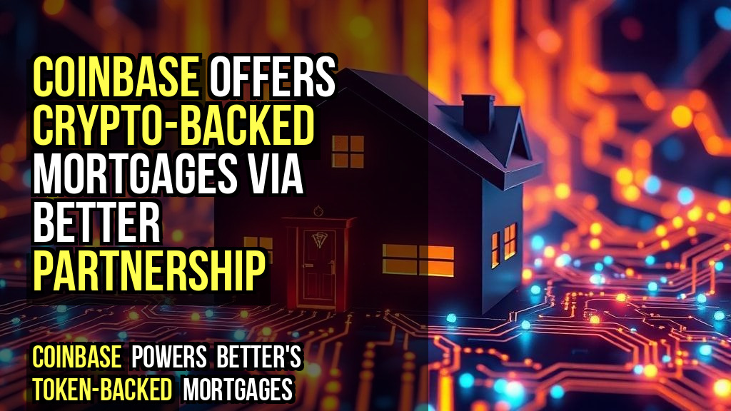 Coinbase offers crypto-backed mortgages via Better partnership