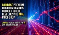 Coinbase Premium Duration Reaches October Record Level Despite 40% Price Drop