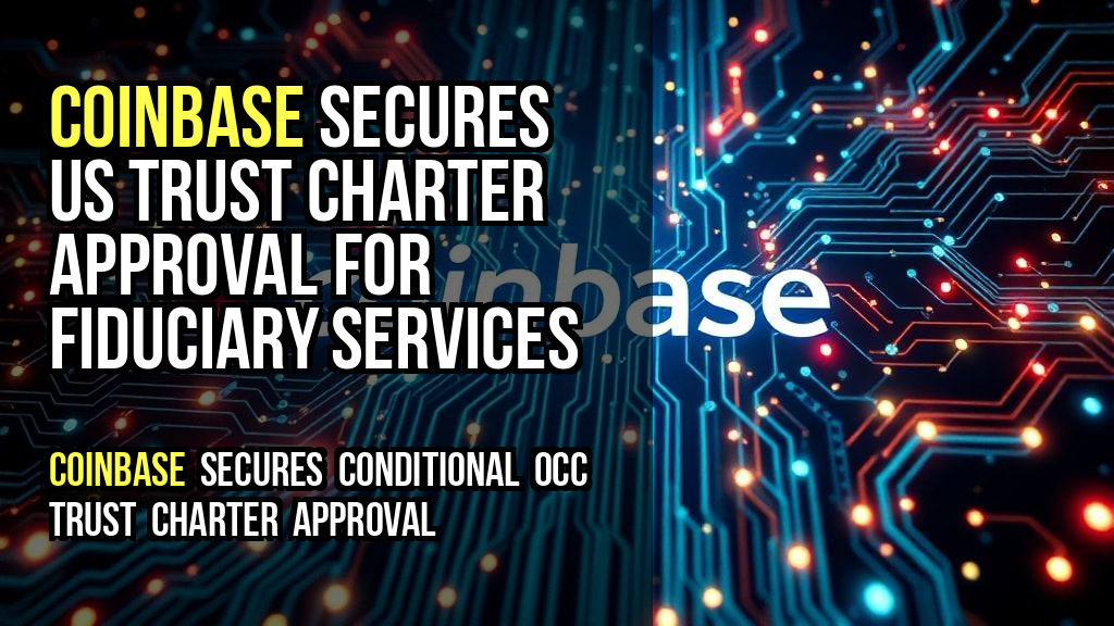 Coinbase secures US trust charter approval for fiduciary services
