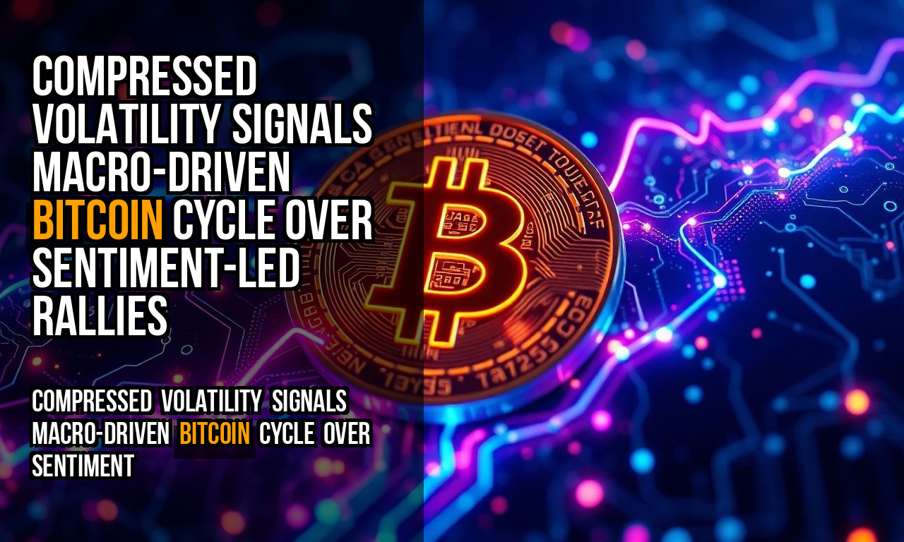 Compressed Volatility Signals Macro-Driven Bitcoin Cycle Over Sentiment-Led Rallies