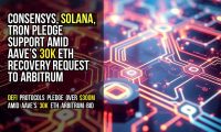 Consensys, Solana, TRON pledge support amid Aave’s 30K ETH recovery request to Arbitrum