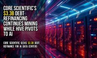 Core Scientific’s $3.3B Debt Refinancing Continues Mining While HIVE Pivots to AI