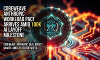 CoreWeave Anthropic Workload Pact Arrives Amid 100K AI Layoff Milestone
