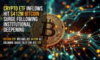 Crypto ETF Inflows Hit $412M Bitcoin Surge Following Institutional Deepening