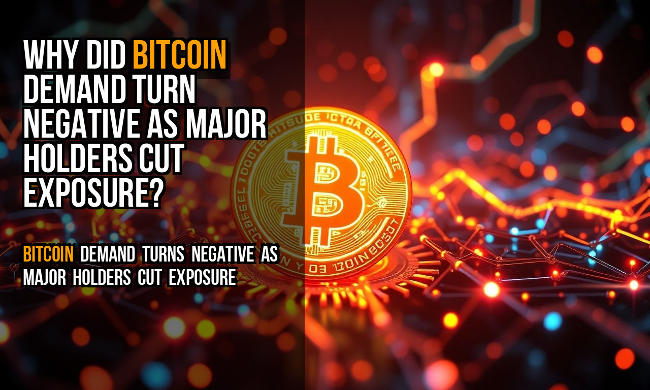 Why Did Bitcoin Demand Turn Negative as Major Holders Cut Exposure?