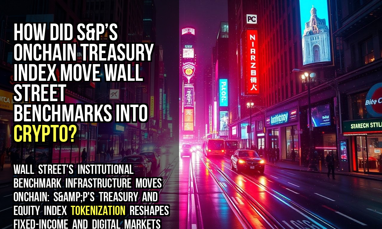 How Did S&P’s Onchain Treasury Index Move Wall Street Benchmarks Into Crypto?