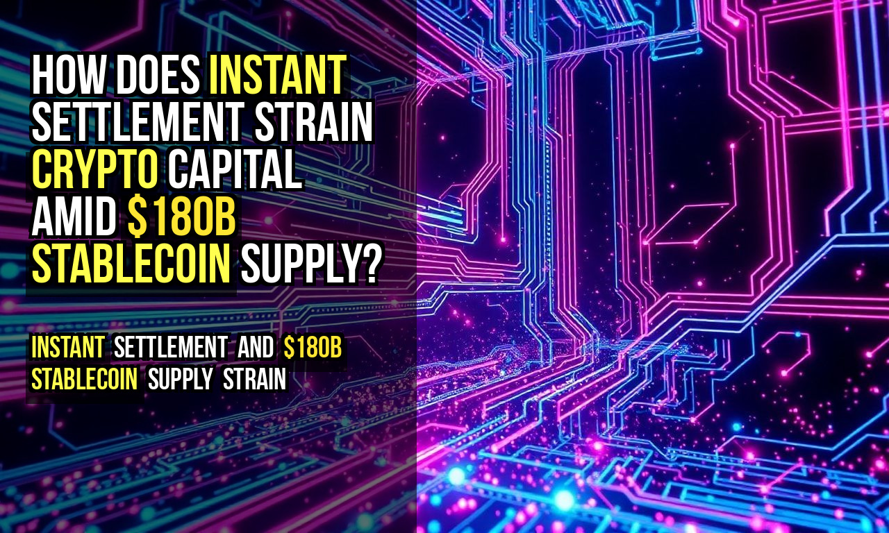 How Does Instant Settlement Strain Crypto Capital Amid $180B Stablecoin Supply?