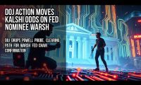 DOJ Action Moves Kalshi Odds on Fed Nominee Warsh