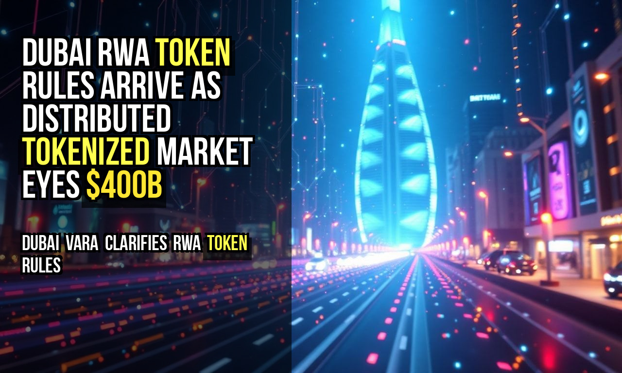 Dubai RWA Token Rules Arrive as Distributed Tokenized Market Eyes $400B