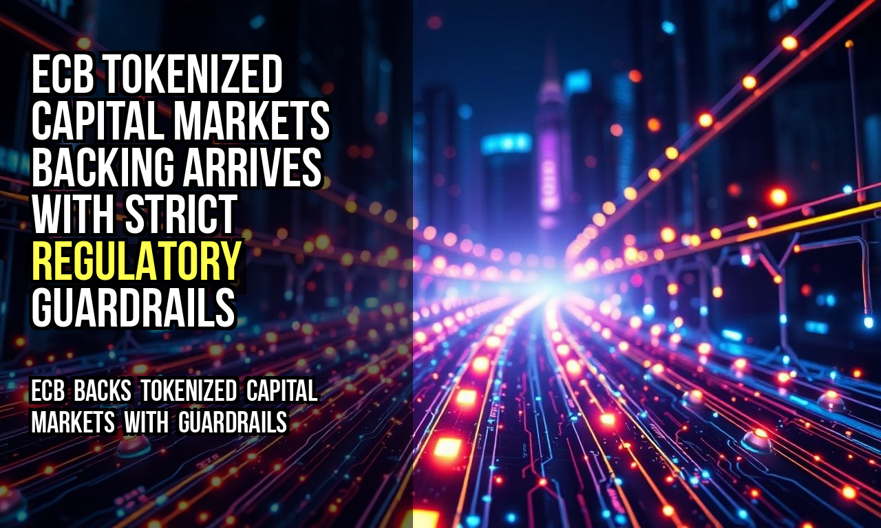 ECB Tokenized Capital Markets Backing Arrives With Strict Regulatory Guardrails