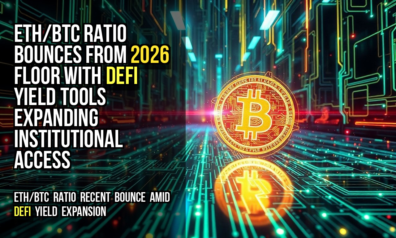 ETH/BTC Ratio Bounces From 2026 Floor With DeFi Yield Tools Expanding Institutional Access