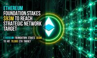 Ethereum Foundation stakes $93M to reach strategic network target