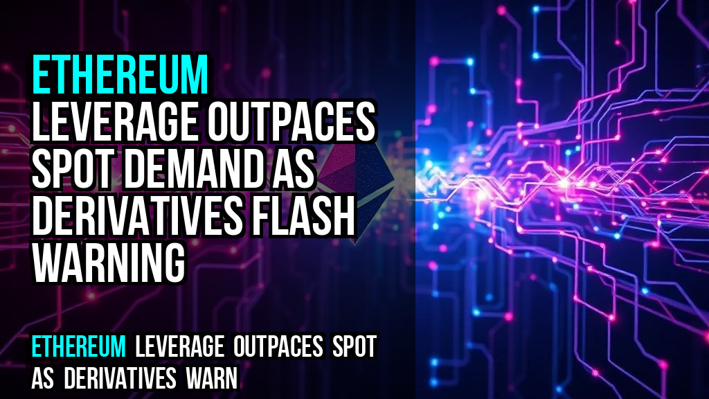 Ethereum leverage outpaces spot demand as derivatives flash warning