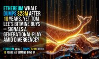 Ethereum whale dumps $23M after 10 years, yet Tom Lee’s Bitmine buys – signals a generational play amid divergence?