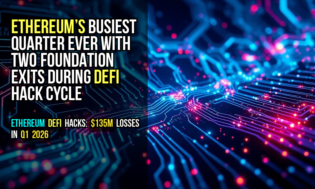 Ethereum’s Busiest Quarter Ever With Two Foundation Exits During DeFi Hack Cycle