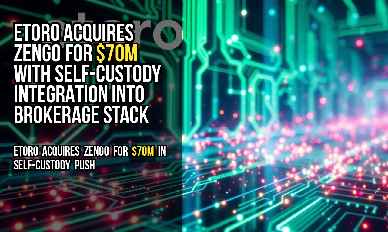 eToro Acquires Zengo for $70M With Self-Custody Integration Into Brokerage Stack