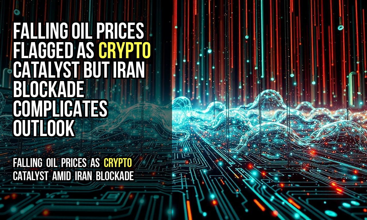 Falling Oil Prices Flagged as Crypto Catalyst but Iran Blockade Complicates Outlook