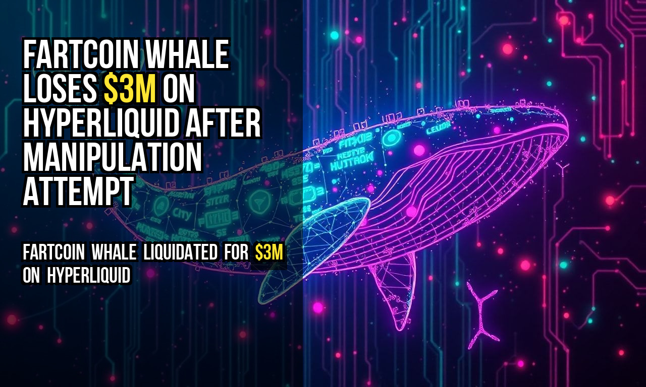 Fartcoin Whale Loses $3M on Hyperliquid After Manipulation Attempt
