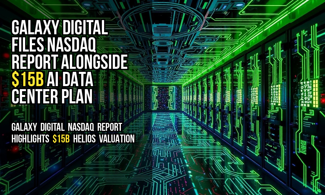 Galaxy Digital Files Nasdaq Report Alongside $15B AI Data Center Plan