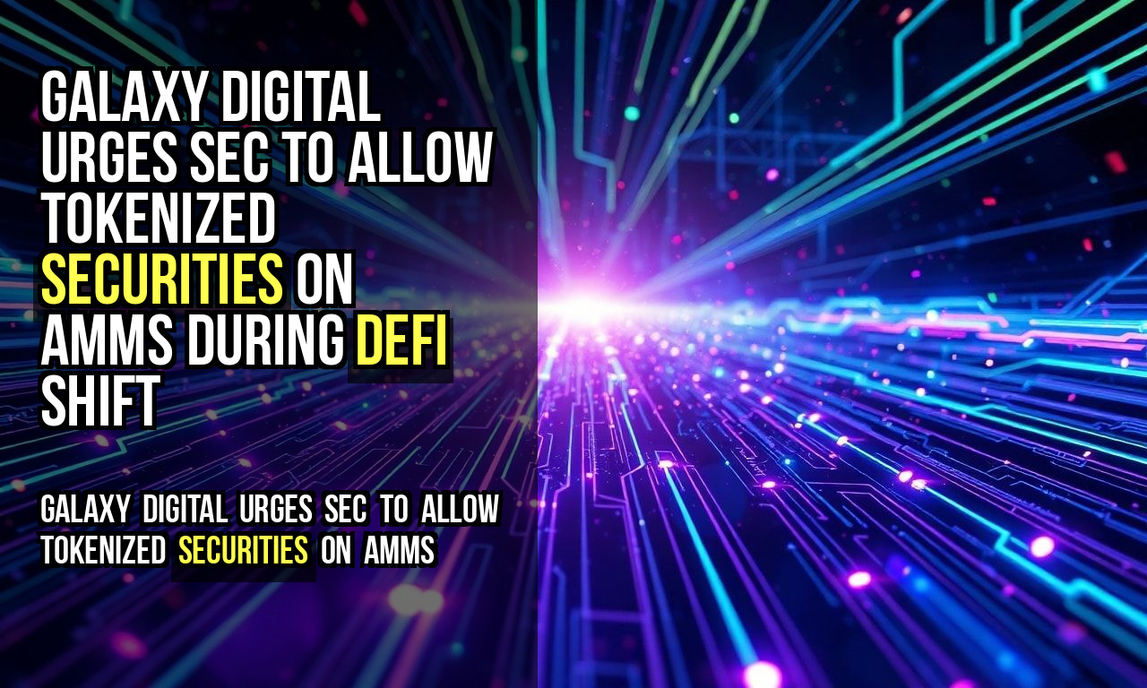 Galaxy Digital Urges SEC to Allow Tokenized Securities on AMMs During DeFi Shift