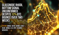 Glassnode RHODL Bottom Signal Unconfirmed Despite 12% BTC Bounce Over Two Weeks