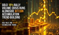 Gold 18% Rally Volume Crisis Runs Alongside Bitcoin Accumulation Trend Building