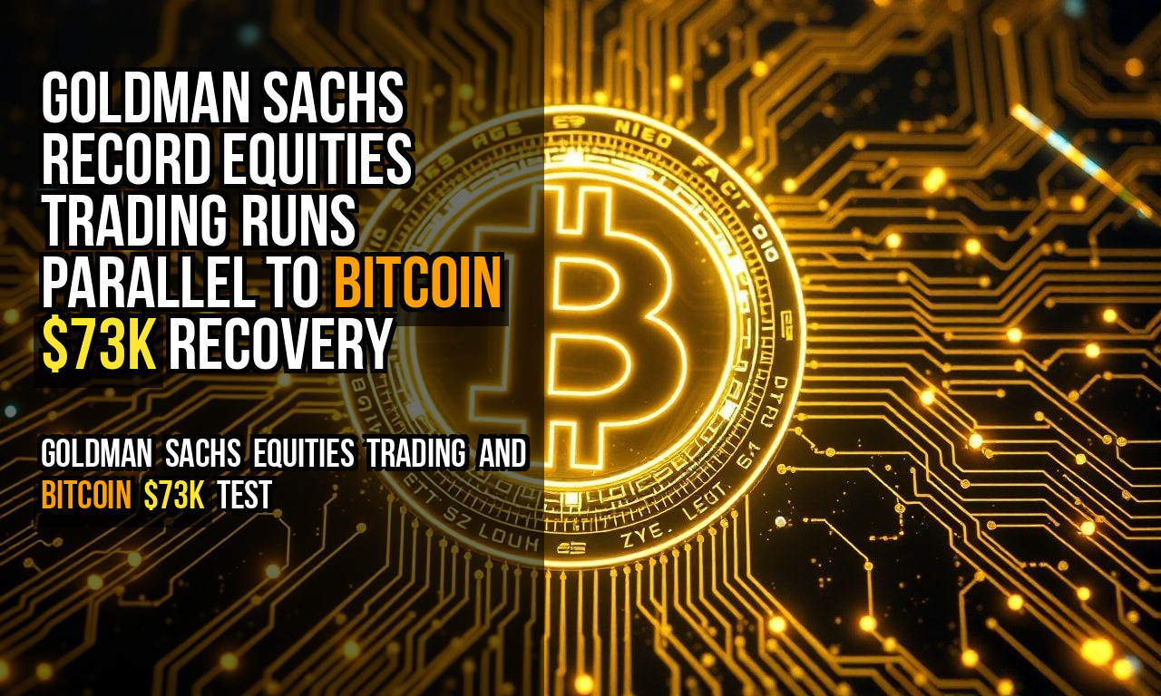 Goldman Sachs Record Equities Trading Runs Parallel to Bitcoin $73K Recovery