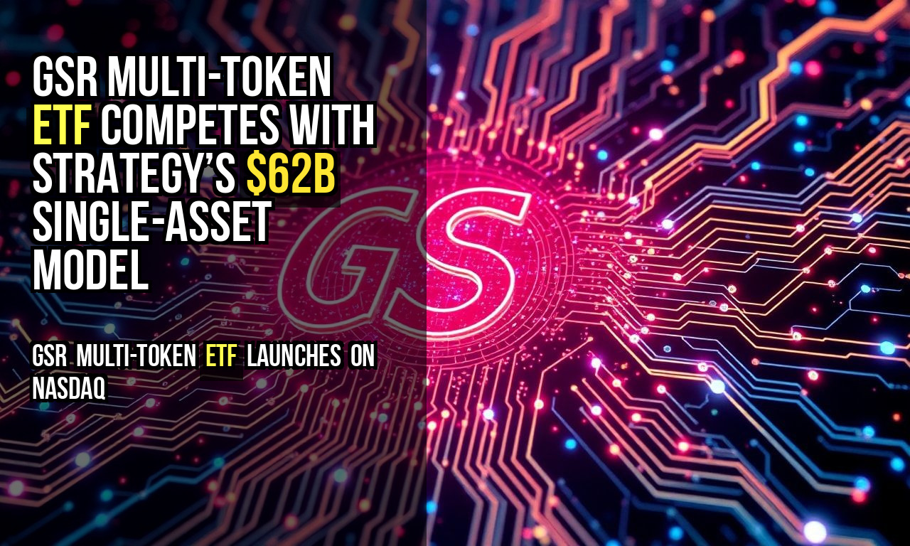 GSR Multi-Token ETF Competes With Strategy’s $62B Single-Asset Model
