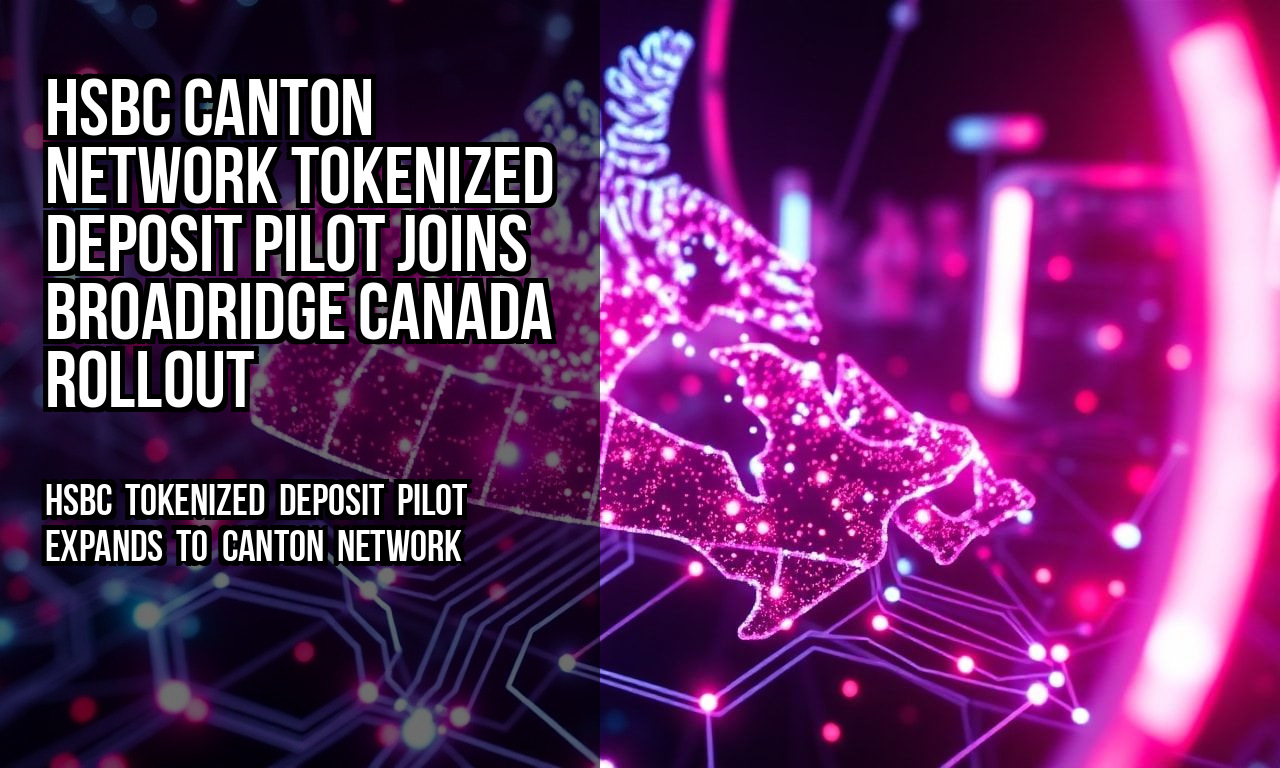 HSBC Canton Network Tokenized Deposit Pilot Joins Broadridge Canada Rollout