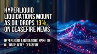 Hyperliquid Liquidations Mount as Oil Drops 13% on Ceasefire News