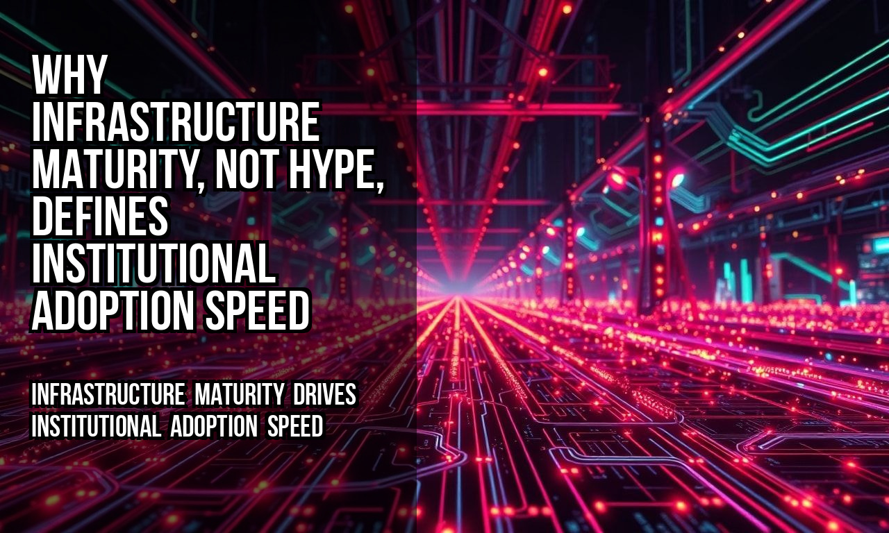 Why Infrastructure Maturity, Not Hype, Defines Institutional Adoption Speed
