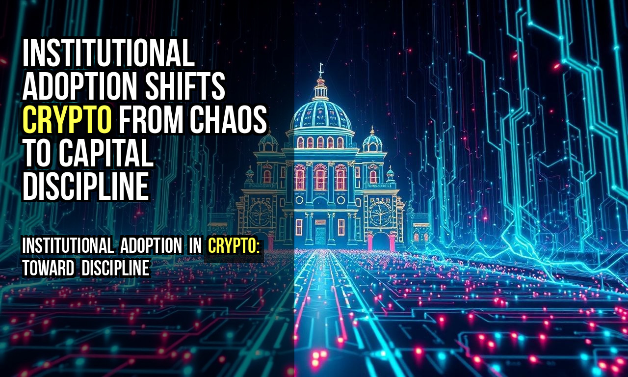 Institutional Adoption Shifts Crypto from Chaos to Capital Discipline