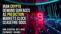 Iran Crypto Demand Surfaces as Prediction Markets Clock Ceasefire Odds