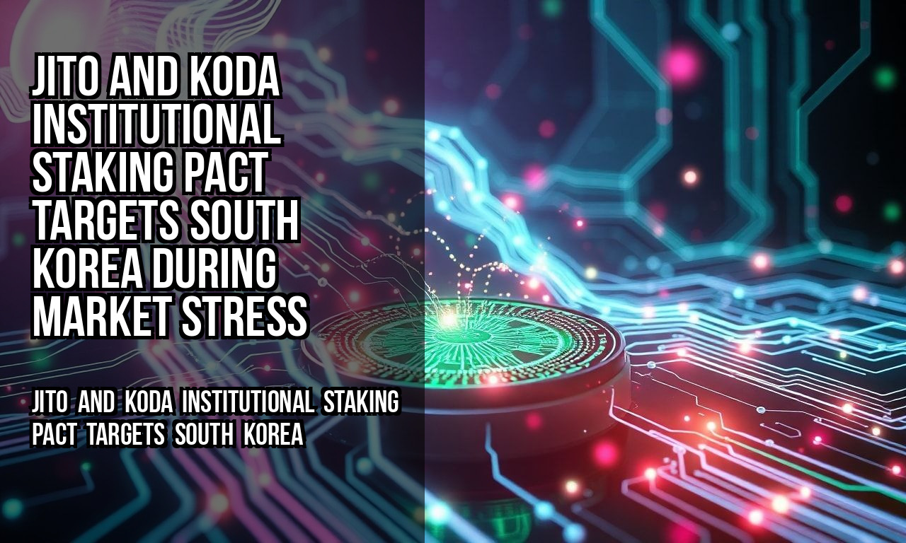 Jito and KODA Institutional Staking Pact Targets South Korea During Market Stress