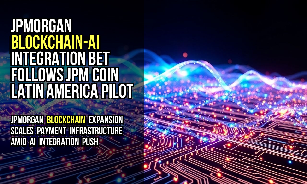 JPMorgan Blockchain-AI Integration Bet Follows JPM Coin Latin America Pilot