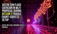 Justin Sun Flags Coercion in WLFI Proposal During Bitcoin’s Fragile Short-Squeeze Setup