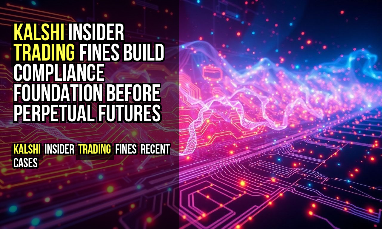 Kalshi Insider Trading Fines Build Compliance Foundation Before Perpetual Futures