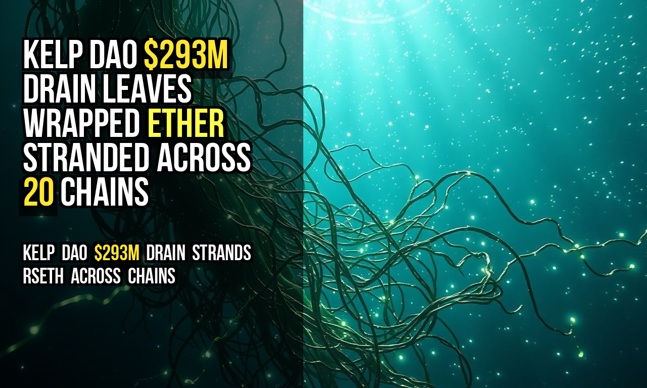 Kelp DAO $293M Drain Leaves Wrapped Ether Stranded Across 20 Chains