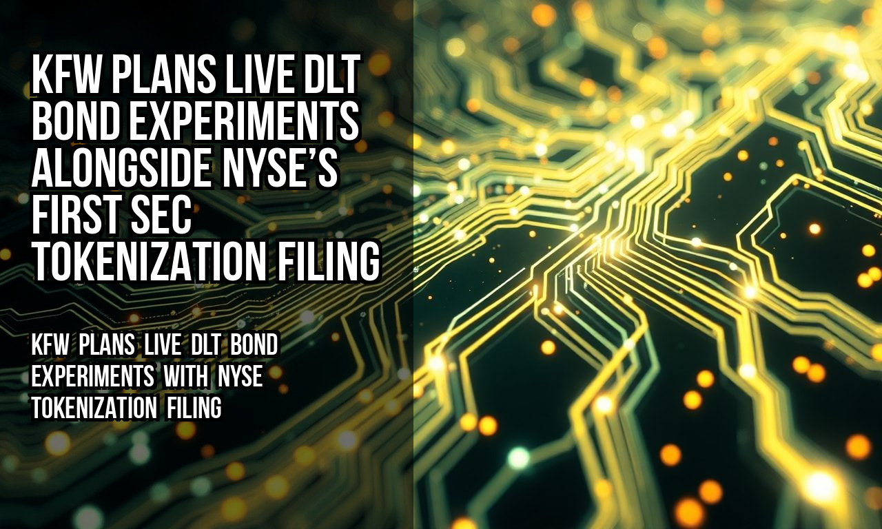 KfW Plans Live DLT Bond Experiments Alongside NYSE’s First SEC Tokenization Filing