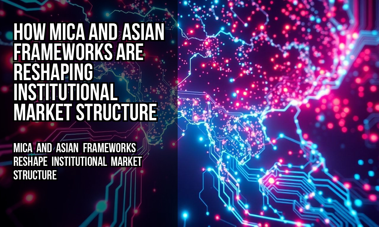 How MiCA and Asian Frameworks Are Reshaping Institutional Market Structure