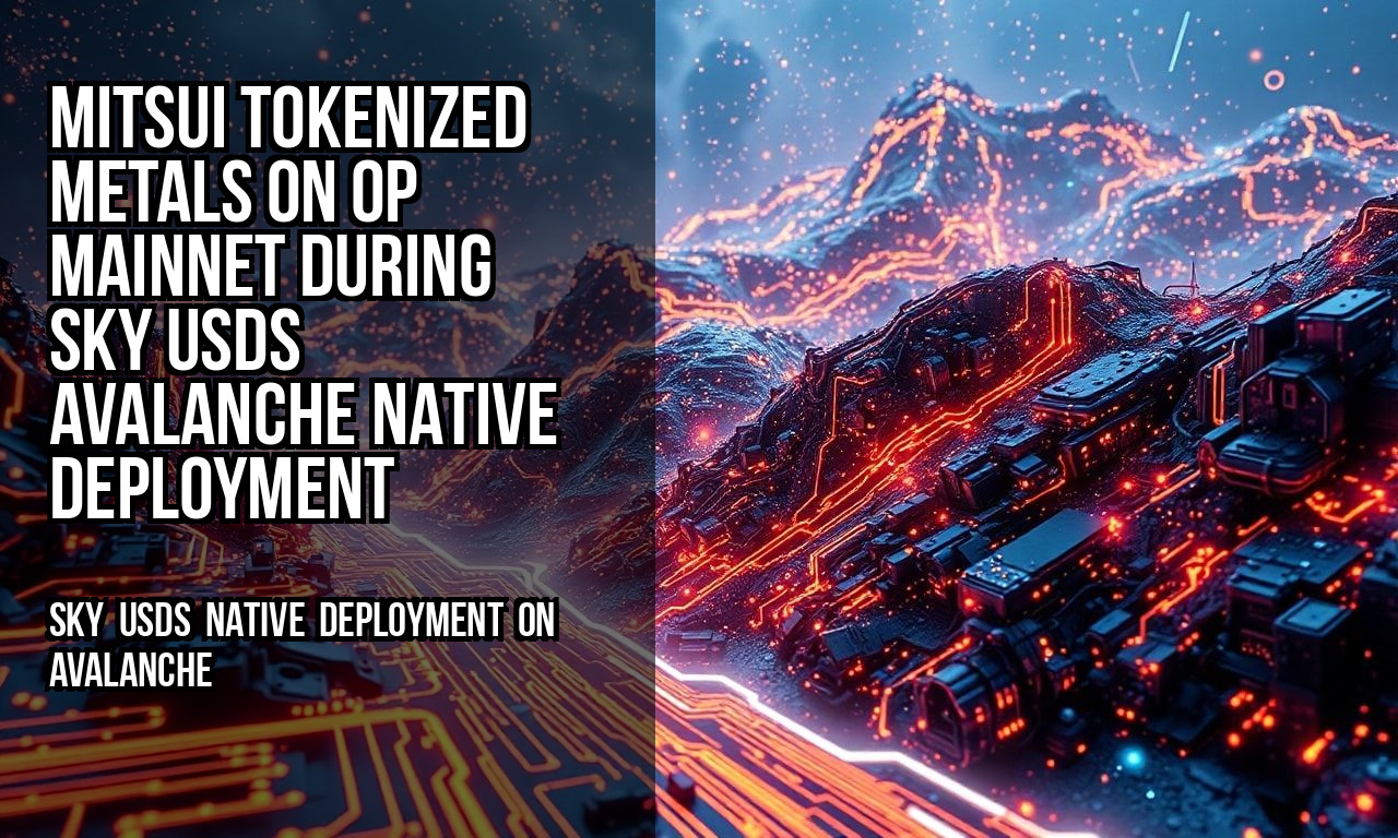 Mitsui Tokenized Metals on OP Mainnet During Sky USDS Avalanche Native Deployment