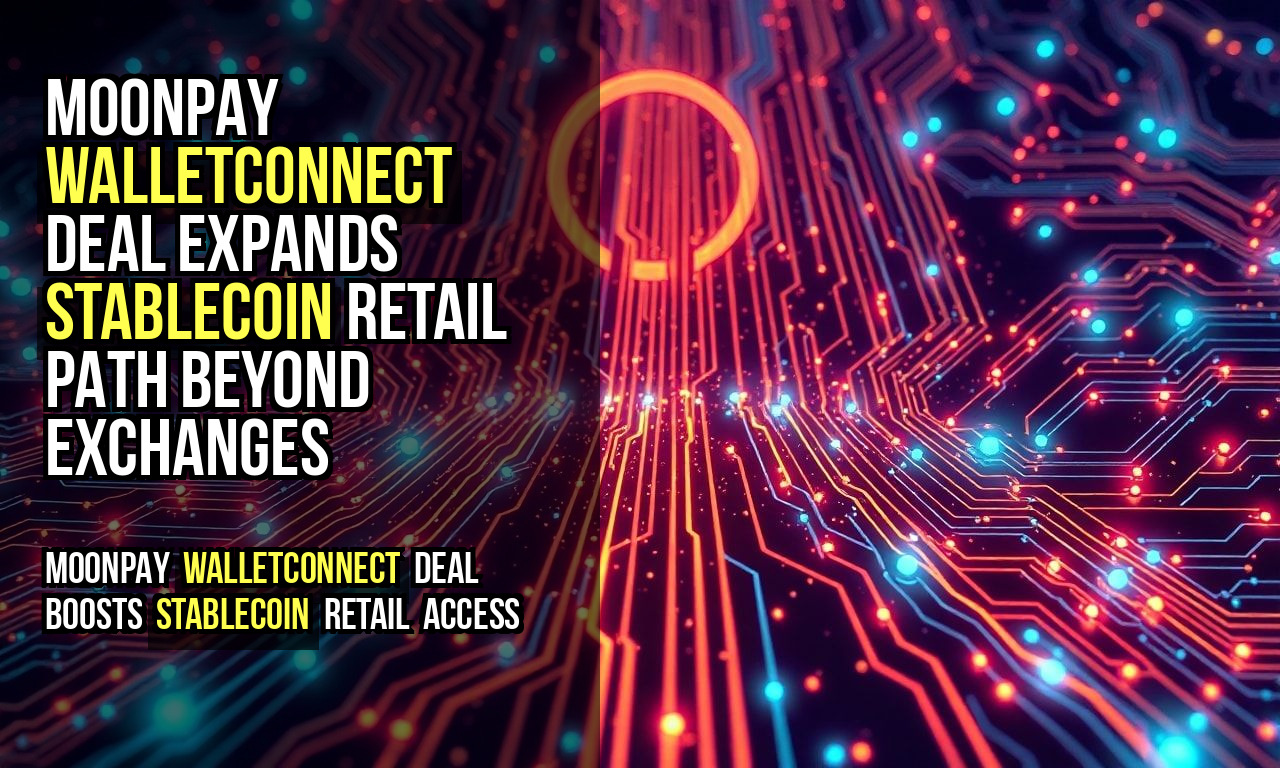 MoonPay WalletConnect Deal Expands Stablecoin Retail Path Beyond Exchanges