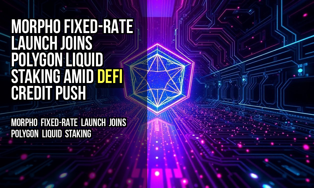 Morpho Fixed-Rate Launch Joins Polygon Liquid Staking Amid DeFi Credit Push